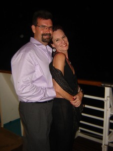 Ad and I on the cruise